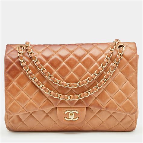 chanel large quilted bag|pre owned chanel bag.